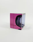 1950s NEODYMIUM PURPLE MURANO SOMMERSO FACETED GLASS BLOCK BOWL