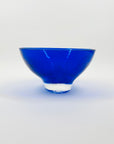 1960s SWEDISH COBALT BLUE GLASS BOWL