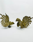 ANTIQUE FRENCH BRASS FIGHTING COCK/ROOSTER