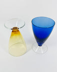 MIDCENTURYY HARLEQUIN WINE/COCKTAIL GLASSES