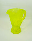 ANTIQUE URANIUM GLASS JUG