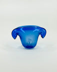 1950s MURANO COBALT BLUE CLAM SHELL BOWL/ASHTRAY
