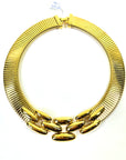 1980s GIVENCY TUBOGAS LINKS NECKLACE SUITE