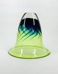 GREEN ART GLASS VASE