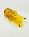 1960s FINNISH RIIHIMAEN AMBER GLASS VASE
