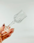 1960s CRISTAL d’ARQUES CRYSTAL PORT GLASSES