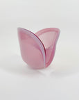 1950s PINK MURANO OPALINE GLASS SHELL BOWL