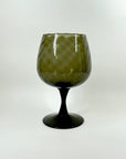 1950s GREY VASE/BRANDY BALLOON