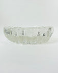 1950s LARGE SWEDISH PUKEBERG ICE GLASS ASHTRAY