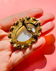 ANTIQUE PORTRAIT OF A LADY BROOCH