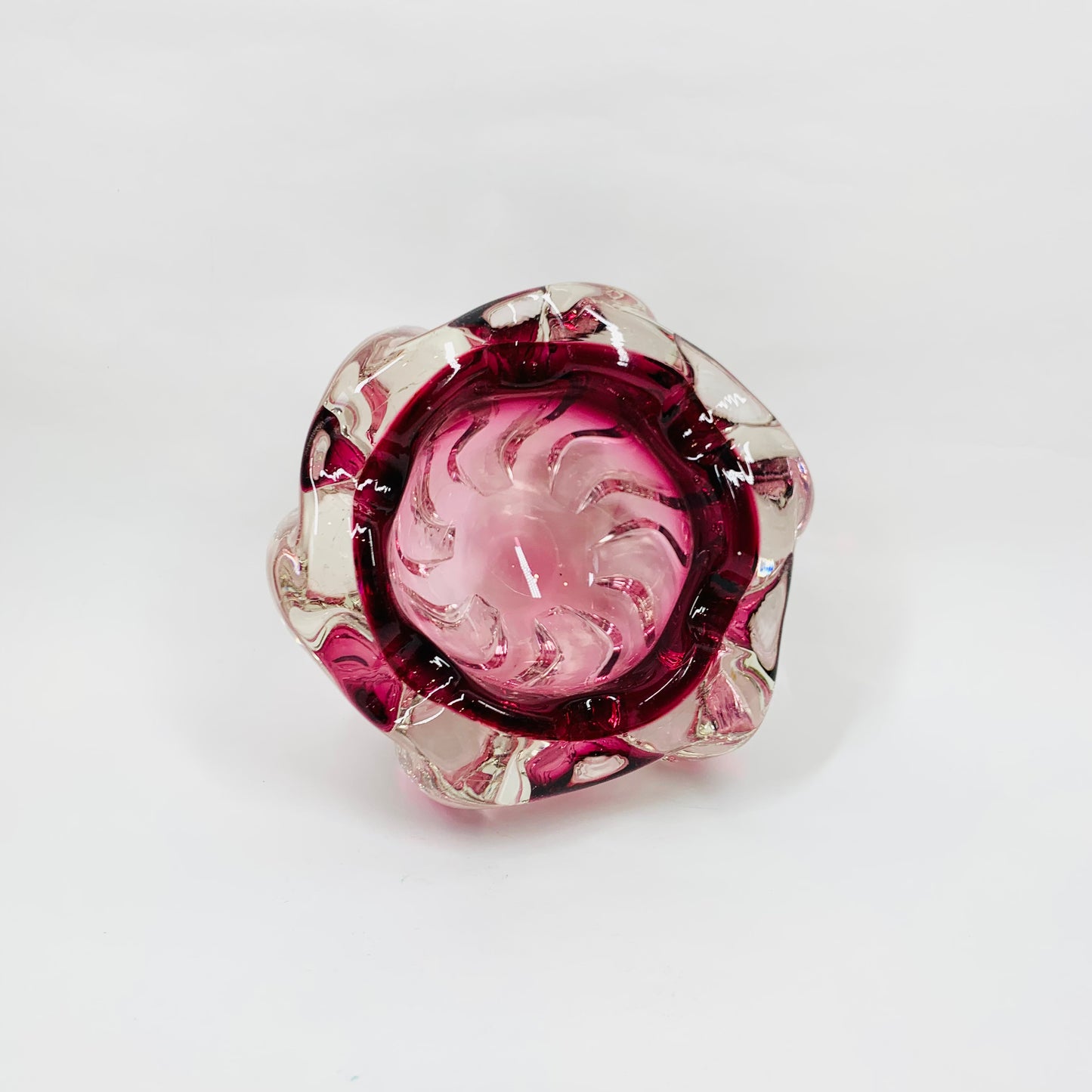 PINK GLASS BOWL