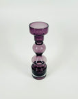 1960s SWEDISH ASEDA PURPLE SOMMERSO GLASS CANDLE HOLDER/POSY VASE