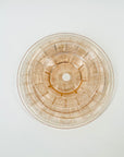 ANTIQUE DEPRESSION PINK PRESSED GLASS PLATE/BOWL/DINNER SERVICE