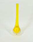 1950s MURANO YELLOW SOMMERSO GLASS PAPERWEIGHT VASE