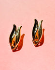 1960s BOW CLIP ON EARRINGS