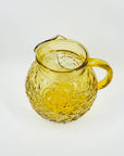 1970s ITALIAN AMBER BARK GLASSES