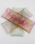 60s TIE DYE SIMRON SATIN GLASS PLATE