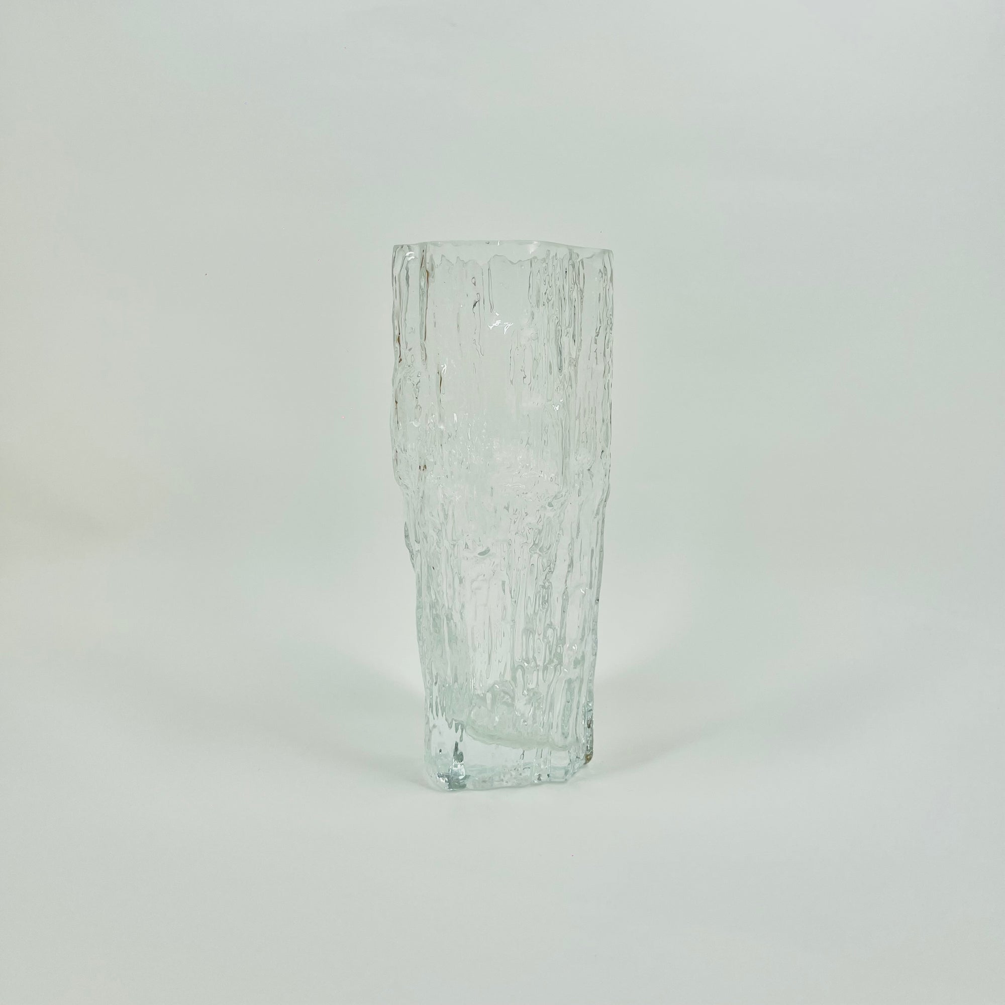 1970s IITTALA ICE GLASS VASE
