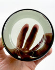 1960s HOLMEGAARD SIGNED GREY GLASS STONE BOWL BY PER LUTKEN