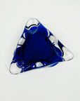 1950s MURANO COBALT BLUE SOMMERSO TREFOIL BOWL/ASHTRAY