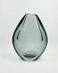 1950s GREY SOMMERSO GLASS VASE BY SVEN PALMQVIST FOR ORREFORS