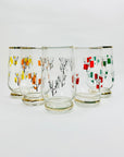 MCM HARLEQUIN TUMBLERS