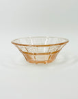 ANTIQUE DEPRESSION PINK PRESSED GLASS PLATE/BOWL/DINNER SERVICE