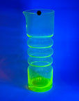 MIDCENTURY FINNISH URANIUM GLASS JUG/CARAFE SET BY NANNY STILL FOR RIIHIMAEN LASI