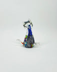 VINTAGE MILLIFIORE ART GLASS CAT