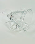 ANTIQUE CUT CRYSTAL FOOTED AMPHORA VASE