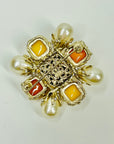 2012 LIMITED EDITION CHANEL FILIGREE CROSS BROOCH