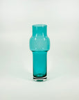 1960s SWEDISH ASEDA TURQUOISE SOMMERSO GLASS VASE BO BORGSTROM