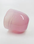 MOUTH BLOWN PINK ART GLASS BOWL