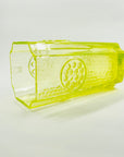 MIDCENTURY FINNISH URANIUM GLASS RONDELLA VASE BY TAMARA ALADIN FOR RIIHIMAEN LASI