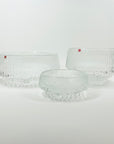 1970s IITTALA ULTIMA THULE ICE GLASS BOWL