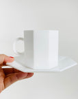 GLASS COFFEE CUP SET