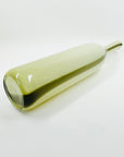1980s MURANO CASED BUTTERSCOTCH LATTICINO BOTTLE VASE