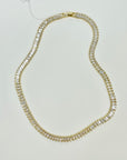 ART DECO STYLE GP COSTUME DIAMONTE TENNIS NECKLACE