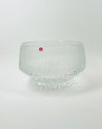 1970s IITTALA ULTIMA THULE ICE GLASS BOWL