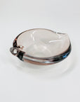 MCM MURANO AMETHYST LEAF BOWL/ASHTRAY