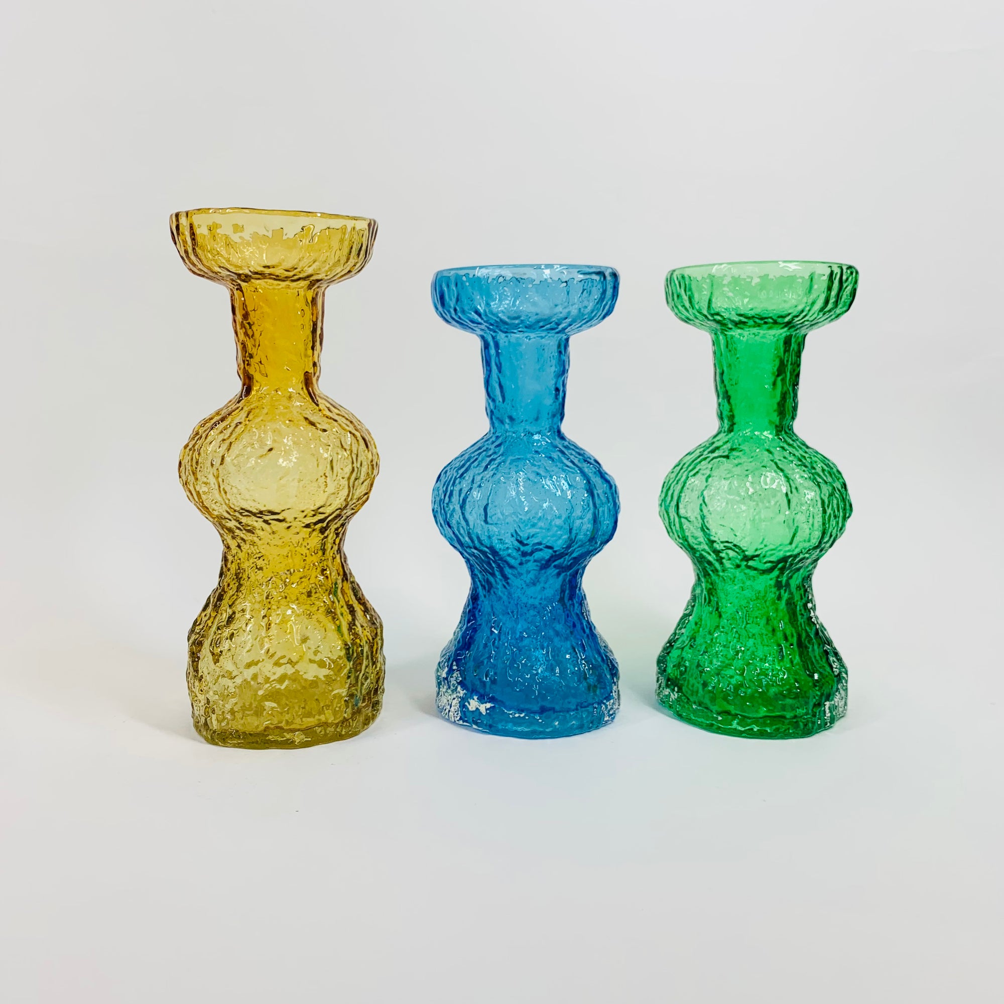 JAPANESE BARK GLASS VASE/CANDLE HOLDER