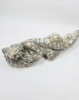 ABSTRACT CRACKLE POTTERY SCULPTURE