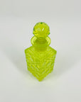 URANIUM GLASS PERFUME BOTTLE