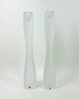 VINTAGE IITTALA FROSTED GLASS CANDLE HOLDERS