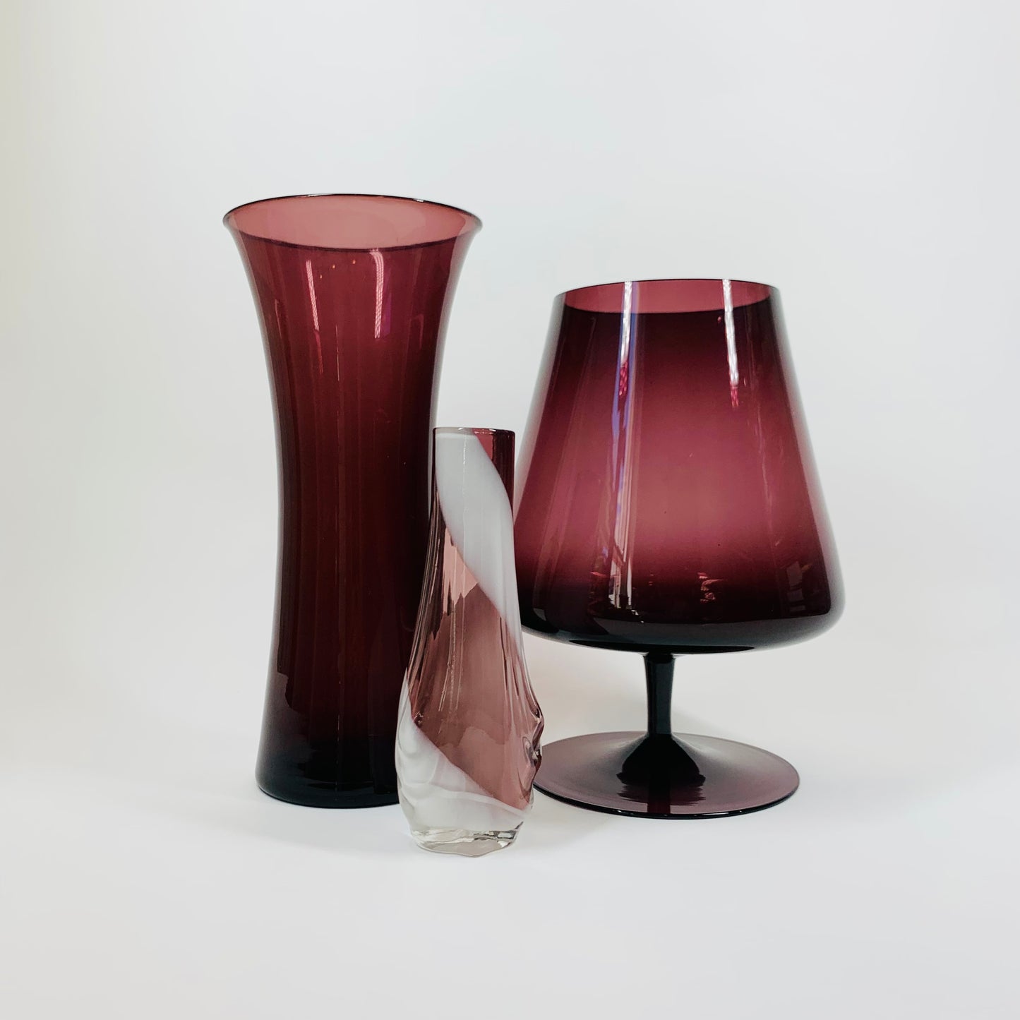 PURPLE CYLINDER VASE