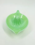 ANTIQUE AMERICAN GREEN JADEITE MILK URANIUM GLASS JUICER