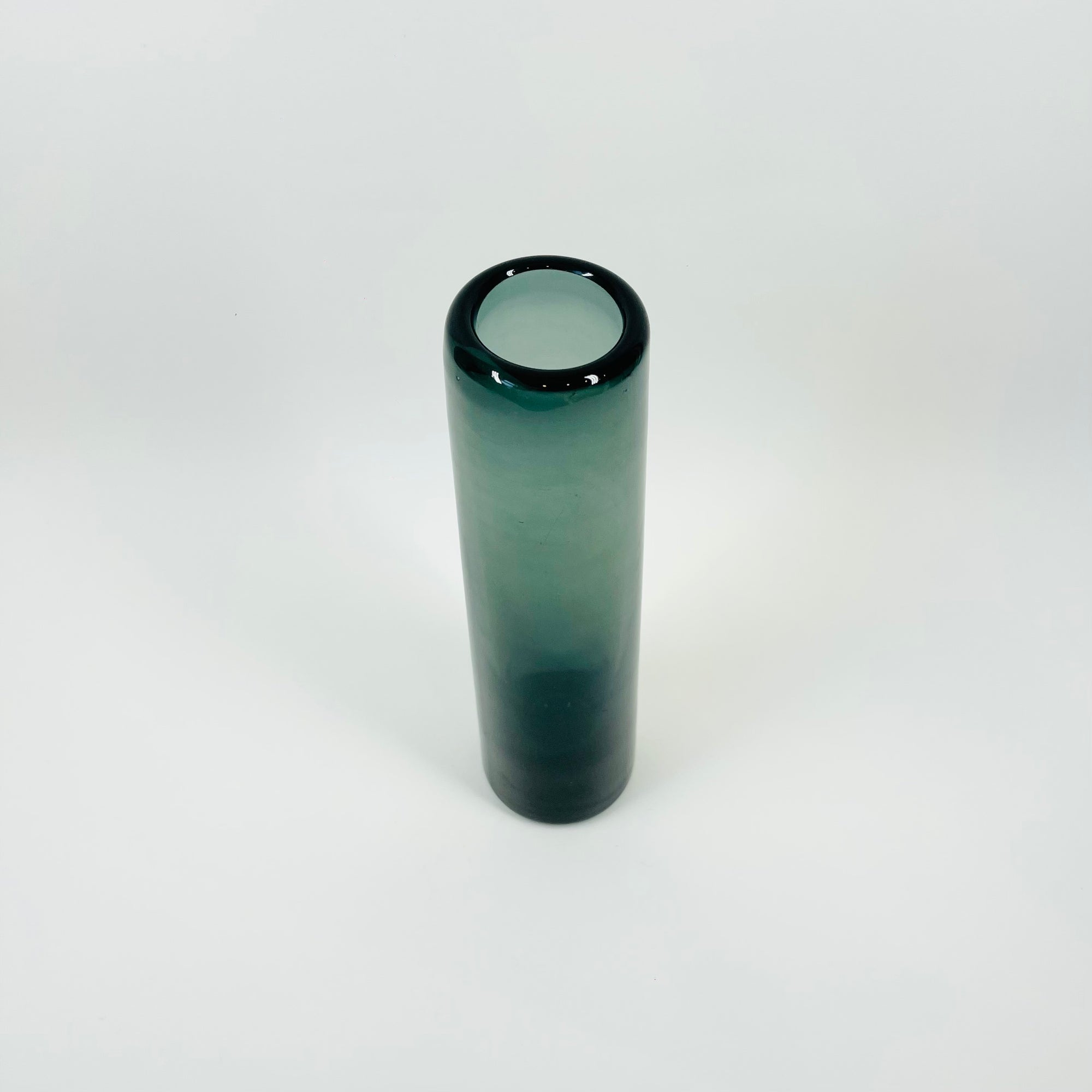 1960s LABRADOR GREY SOMMERSO GLASS VASE BY PER LUTKEN FOR HOLMEGAARD