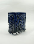 1950s PURPLE BRUTALIST GLASS MINI VASE BY JOSEF SCHOTT