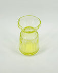 MIDCENTURY FINNISH URANIUM GLASS POSY VASE BY TAMARA ALADIN FOR RIIHIMAEN LASI