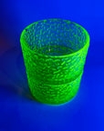 MIDCENTURY FINNISH URANIUM GLASS JESPERI BOWL BY ERKKITAPIO SIIROINEN FOR RIIHIMAEN LASI